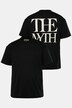 STHUGE T-shirt, korte ærmer, oversize, print på ryggen, op til str. 8XL