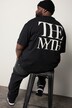 STHUGE T-shirt, korte ærmer, oversize, print på ryggen, op til str. 8XL