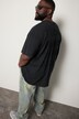 STHUGE T-shirt, short sleeve, oversized, rear print, vintage look, up to 8 XL