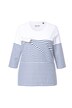 Tričko, pruhy, papírová lodička, lodiškový výstřih, 3/4 rukávy