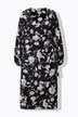 Robe portefeuille maxi, coupe Straight Shape, imprimé floral