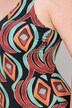 Costume da bagno con stampa grafica, coppe morbide e materiale riciclato