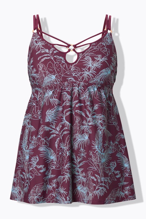 Vestido de baño, jungla, rellenos blandos, aros, material reciclado