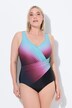 Ombre Wrap Look One Piece Swimsuit
