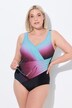 Ombre Wrap Look One Piece Swimsuit