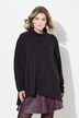 T-skjorte, oversized, glitter-jersey