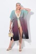 Kaftan, farvegradient, palmer, V-udskæring, korte ærmer