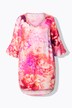 Tuniek, A-lijn, all-over print, 3/4-mouw