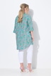 A-line 3/4-sleeve all-over print tunic