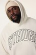 STHUGE Hoodie, Halbarm, Brustprint, bis 8 XL