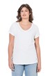 Tričko, výstřih do V, krátké rukávy, OEKO-TEX Made in Green