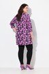 Floral Pintuck Knit 3/4 Sleeve Tunic