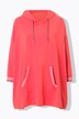 Loungewear poncho, oversized, capuchon, lange mouwen