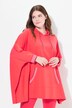 Loungewear poncho, oversized, capuchon, lange mouwen