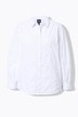 Blouse, broderie cœur, coupe évasée, col chemise, manches longues