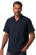Košile JP1880, krátké rukávy, seersucker, Cuba límeček, Cuba střih, do 8XL