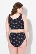 Bustier, bloemen, zonder beugel, biologisch katoen