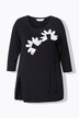 T-shirt, A-lijn, 3D-bloemen