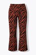 Pantaloni con colorata fantasia zebrata e cintura elastica