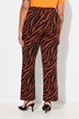 Pantaloni con colorata fantasia zebrata e cintura elastica