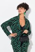 Slim-fitting zebra pattern blazer