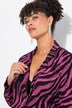 Slim-fitting zebra pattern blazer