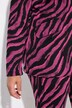 Slim-fitting zebra pattern blazer