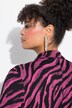 Slim-fitting zebra pattern blazer