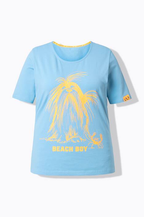T-shirt, ronde hals, halflange mouw, OEKO-TEX Made in Green