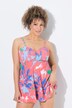 Badjurk, bloemen, zachte cups met beugel, stijlvolle bandjes