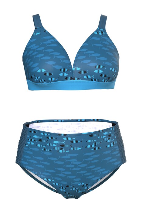 Bikiny, ryby, bez měkkých košíčků, nastavitelná ramínka