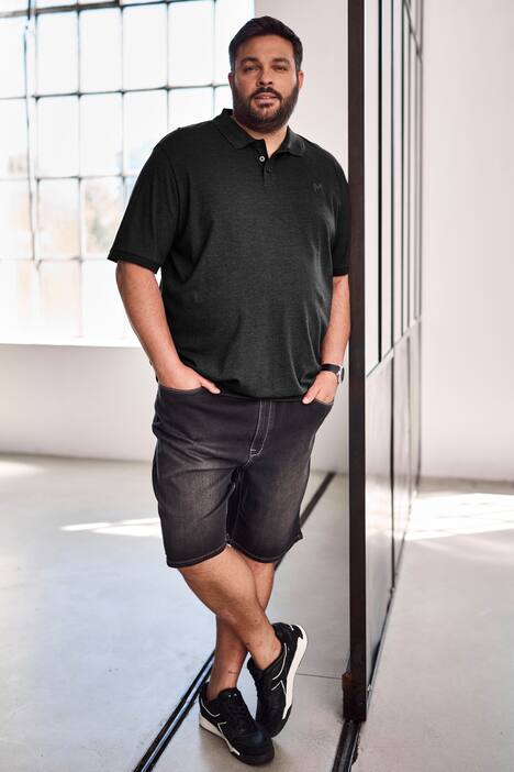 Bermuda di jeans Men+ molto elasticizzati, fino alla tg. 8XL
