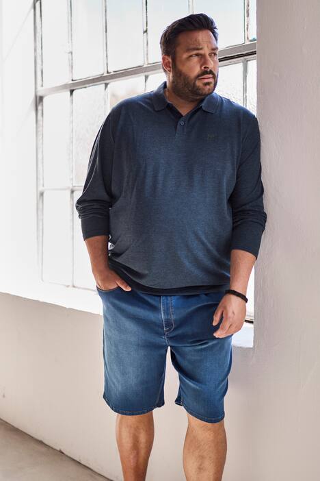Bermuda di jeans Men+ molto elasticizzati, fino alla tg. 8XL
