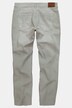 Jeans Men+ con taglio speciale per l'addome, denim colorato, vestibilità normale e cinque tasche, disponibili fino alla tg. 72