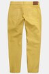 Jeans Men+ con taglio speciale per l'addome, denim colorato, vestibilità normale e cinque tasche, disponibili fino alla tg. 72