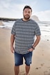 Men+ jeans-shorts, denim, mavevenlig pasform, lige pasform, 5 lommer, op til str. 72