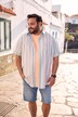 Men+ jeans-shorts, denim, mavevenlig pasform, lige pasform, 5 lommer, op til str. 72