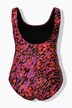 Maillot de bain imprimé. Sans bonnets souples. Décolleté rond