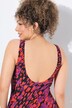 Maillot de bain imprimé. Sans bonnets souples. Décolleté rond