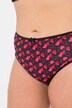 Midislips, 5-pak, hjerter/ensfarvet