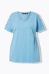 Decorative Seam Short Sleeve A-Line Tee