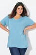 Decorative Seam Short Sleeve A-Line Tee