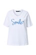 Tričko, SMILE, Classic, výstřih do V, krátké rukávy