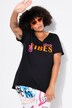 T-shirt motif GOOD VIBES, coupe évasée