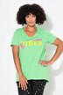 T-shirt, A-lijn, GOOD VIBES-motief