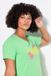T-shirt, A-lijn, GOOD VIBES-motief