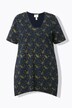 T-shirt, A-linje, V-udskæring, 3/4-ærmer, økologisk bomuld