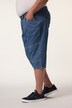 Jeans a 3/4 Men+ con cinque tasche e cintura elastica, fino alla tg. 72