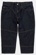 Jeans a 3/4 Men+ con cinque tasche e cintura elastica, fino alla tg. 72