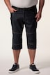 Jeans a 3/4 Men+ con cinque tasche e cintura elastica, fino alla tg. 72